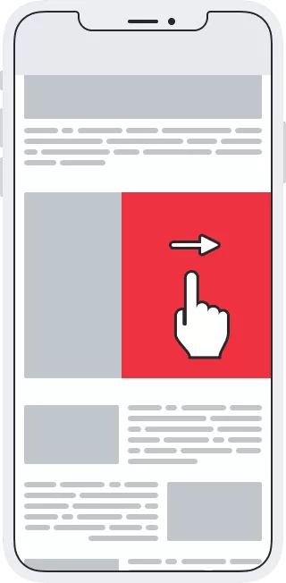 Mobile Swipe Ads Najskuteczniejszy format reklamy — blog Admixer