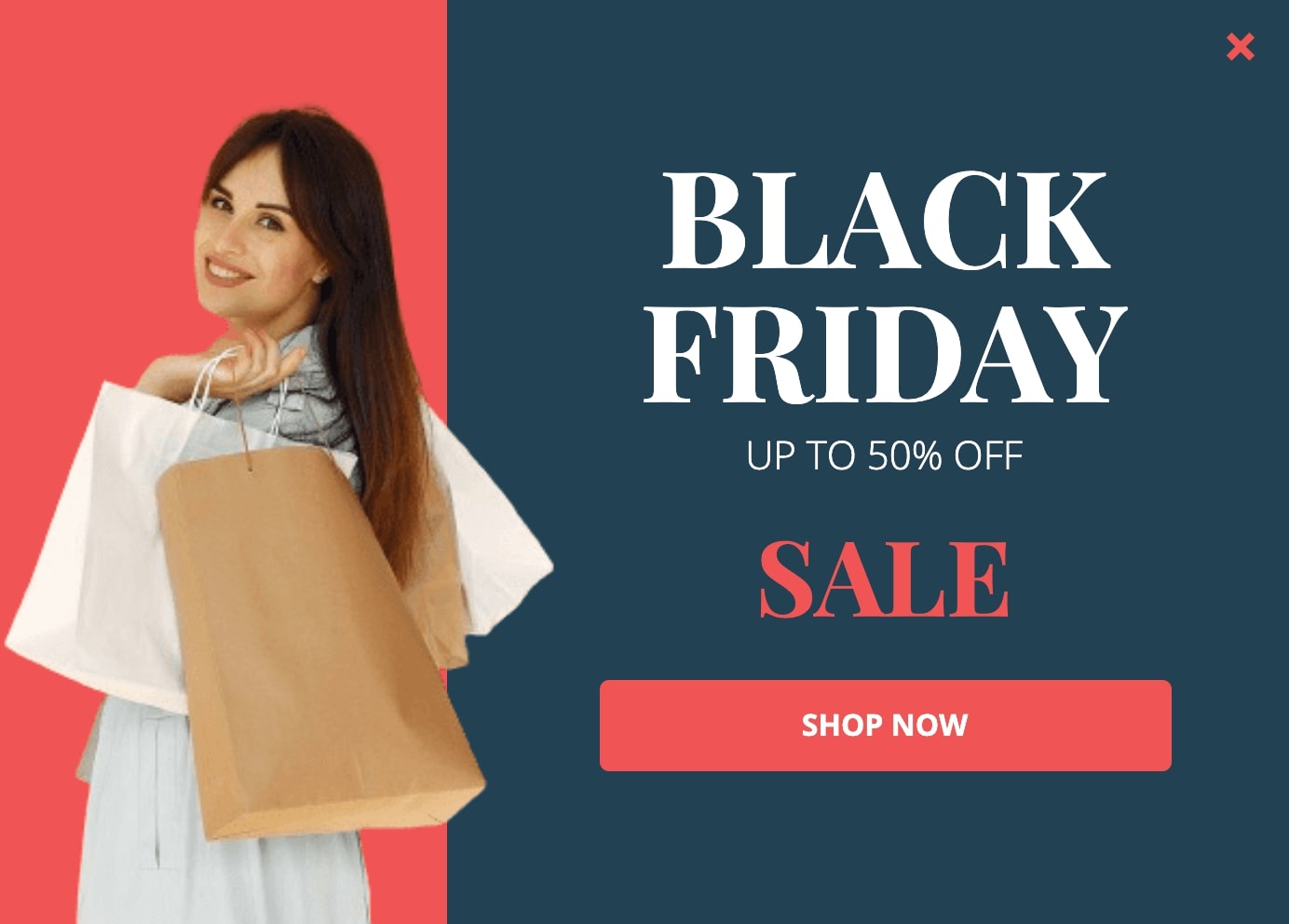 Black Friday-Beispiel-Popup