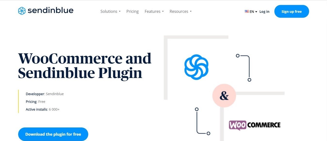 Plugin Sendinblue WooCommerce