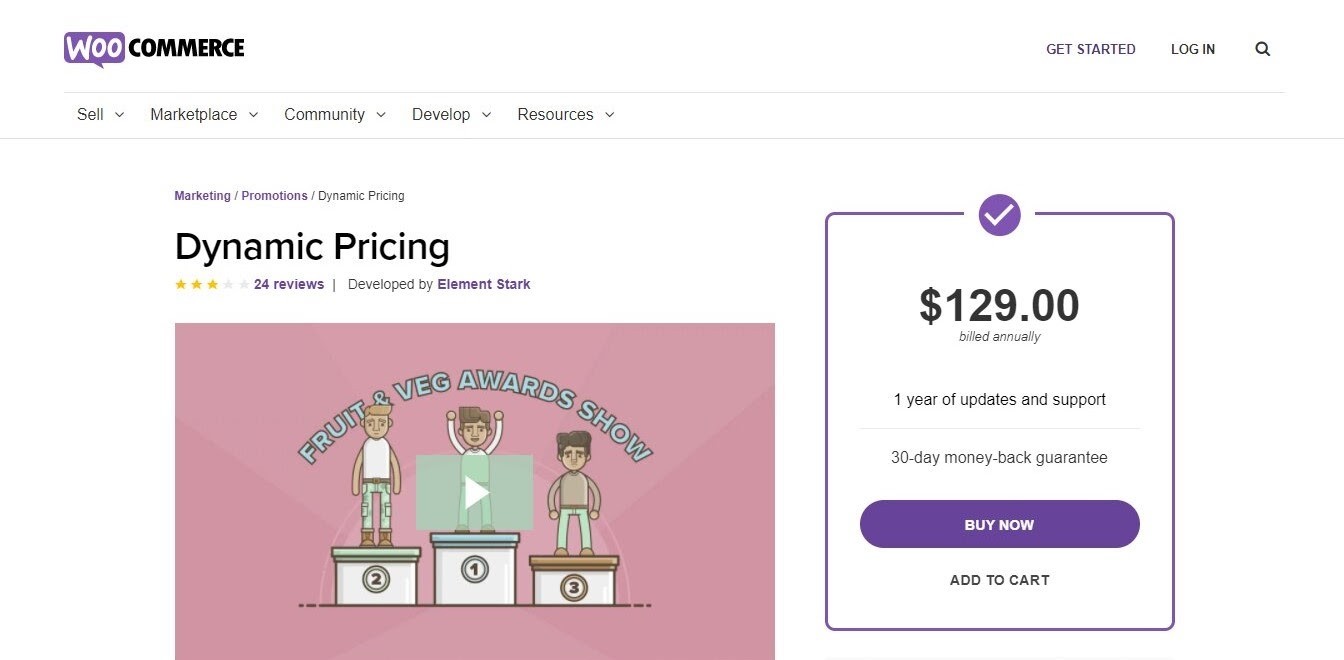 Tarification dynamique pour Woocommerce