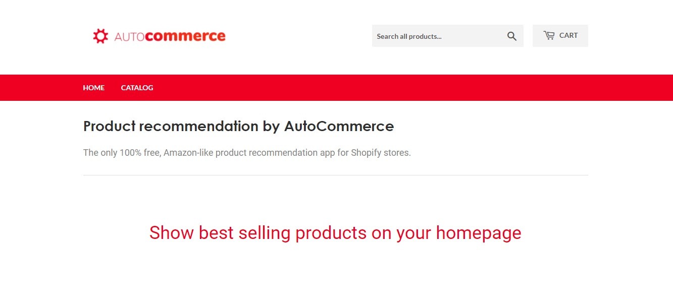 AutoCommerce製品推奨ツール