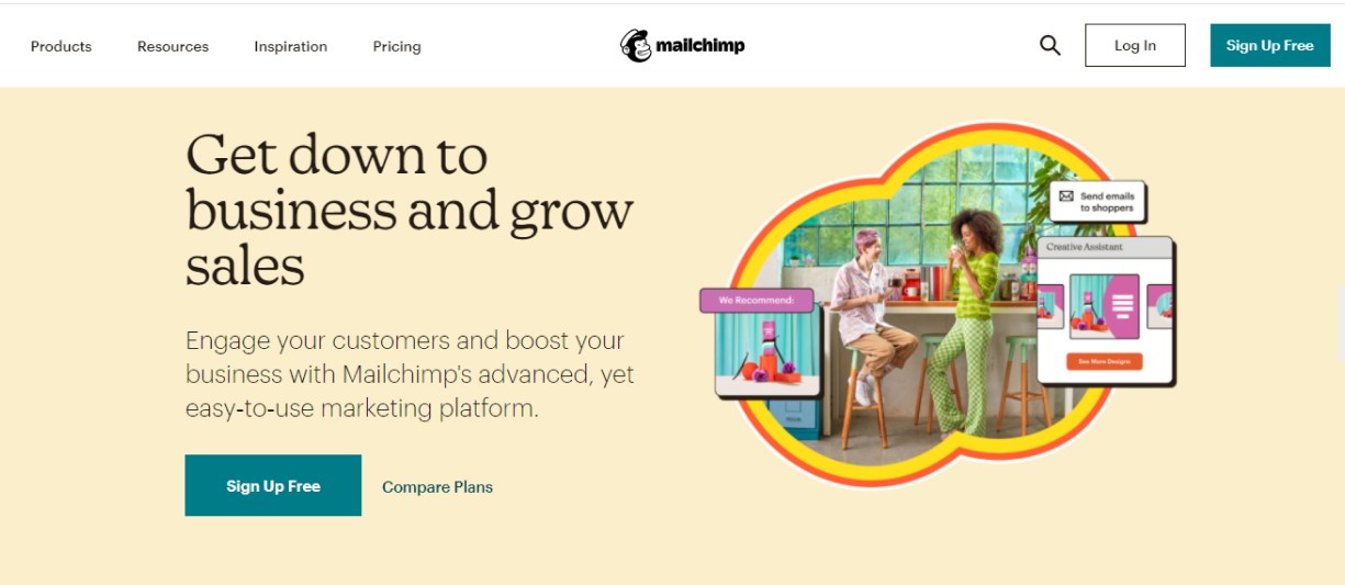 أتمتة البريد الإلكتروني Mailchimp