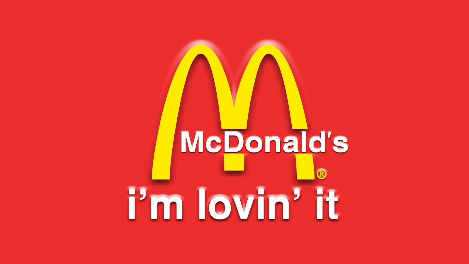 Slogan de l'entreprise alimentaire Mcdonald