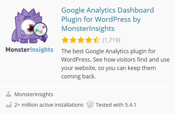 MonsterInsights WordPress Plugin