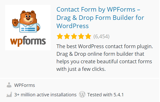 WPForms WordPress Plugin