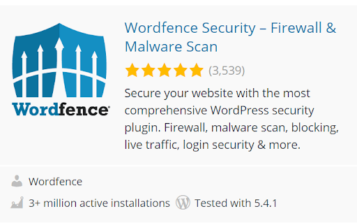 Wordfence Security WordPress Plugin