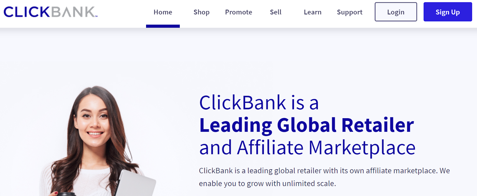 Mercado de afiliados do ClickBank