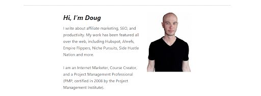 Doug Connington - Nischen-Site-Projekt