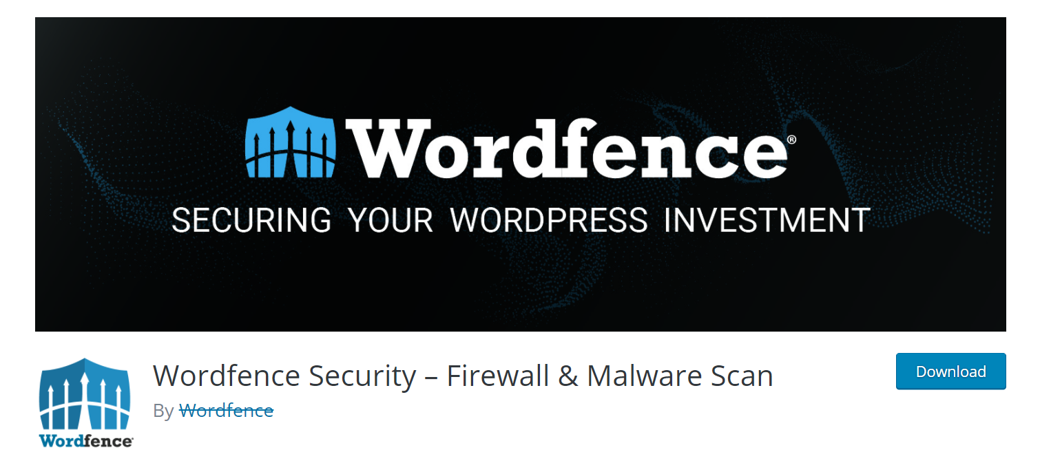 Complemento de seguridad de Wordfence WordPress