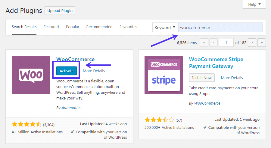 Woocommerce Aggiungi plugin