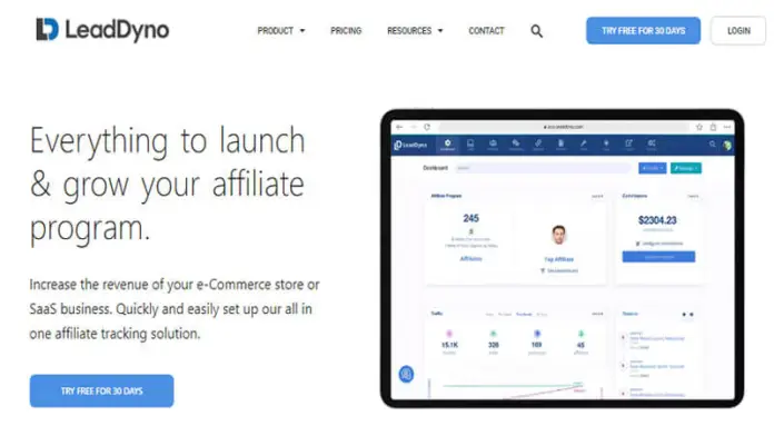 LeadDyno Affiliate marketing tool