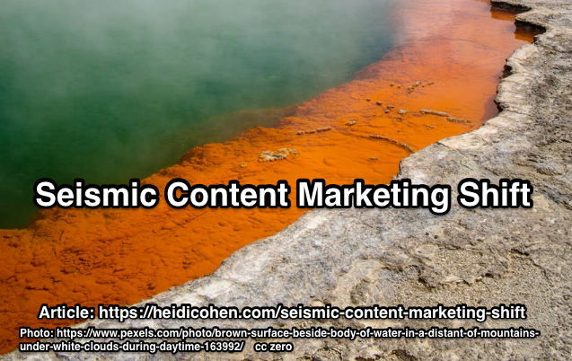 Seismischer Wandel im Content-Marketing