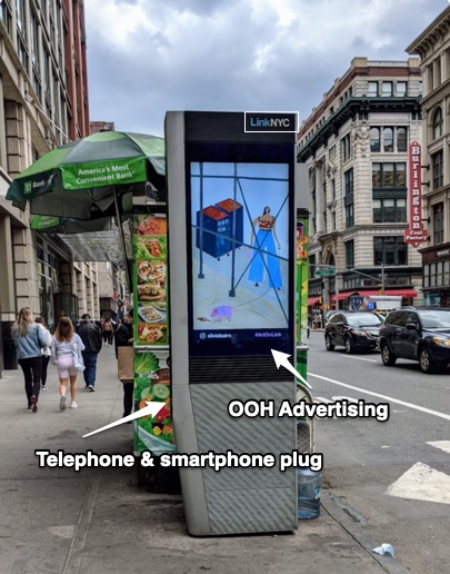 LINKNYCを介したNYCOutof Home Advertising