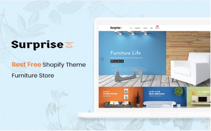 مفاجأة Shopify الموضوع