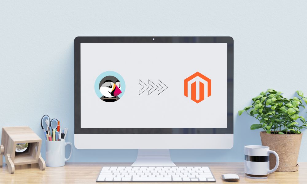 шаги по переходу на magento