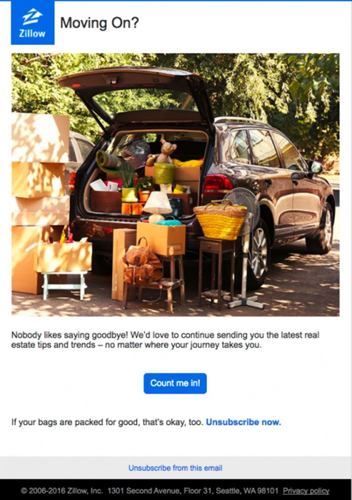 Newsletter Zillow