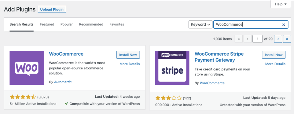 قم بتثبيت البرنامج المساعد WooCommerce على WordPress