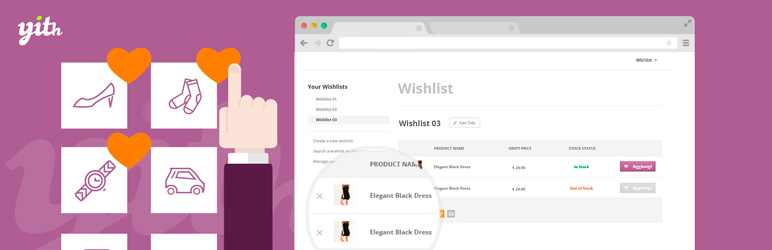 15 ani cu lista de dorințe woocommerce