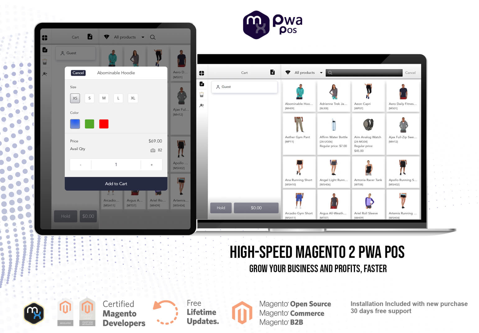 MagespaceX Magento 2 PWA POS