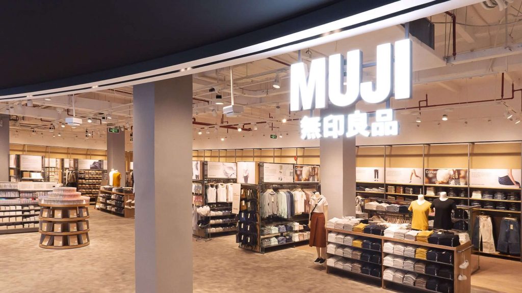 Il negozio pop-up di Muji