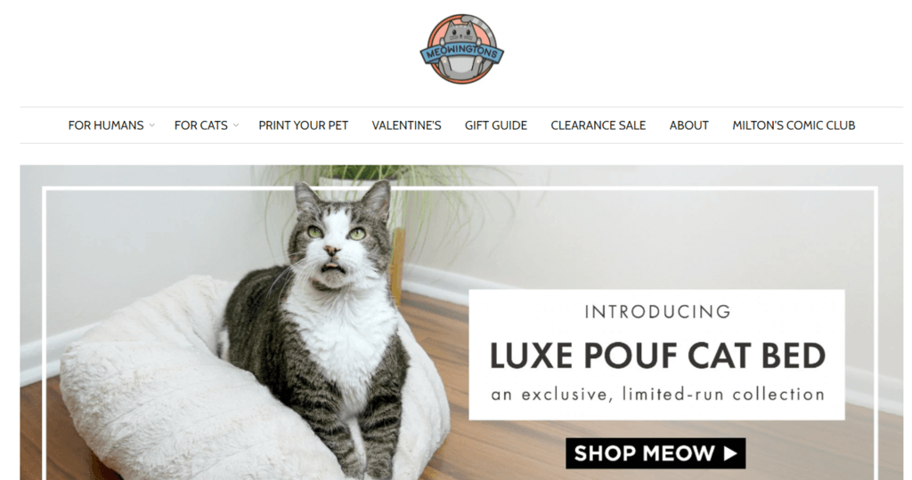 Meowingtons-Website