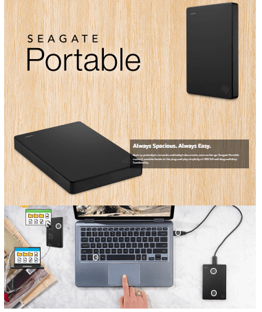 Seagateポータブルアマゾン製品ページ