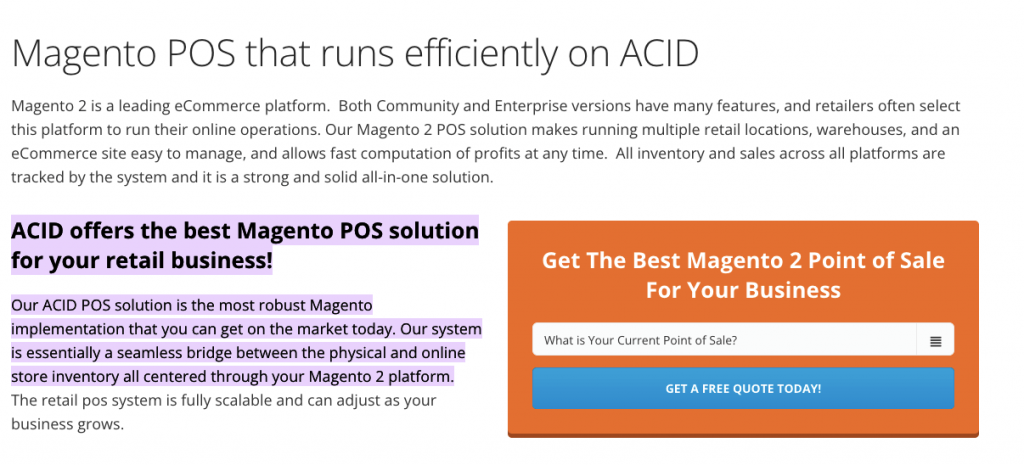 AcidPOS Magento