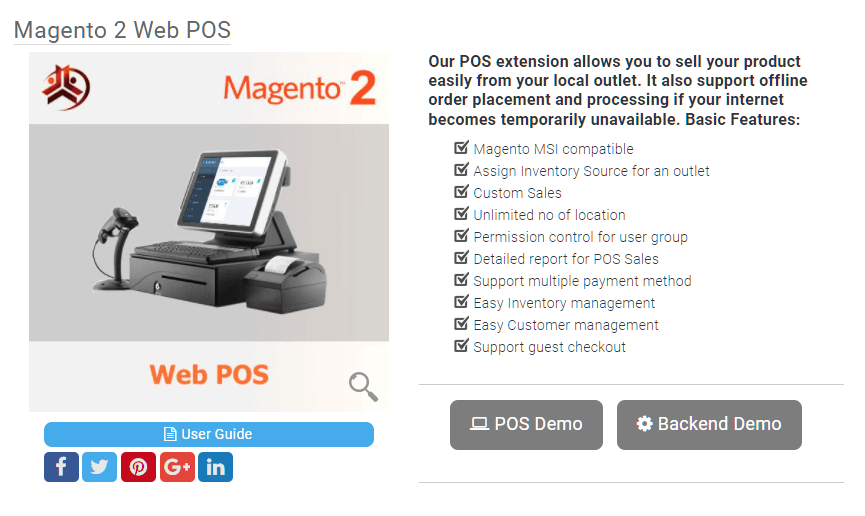 Magento 2 POS AgileCodec