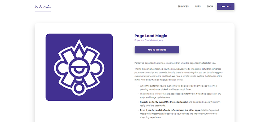 Page Load Magic