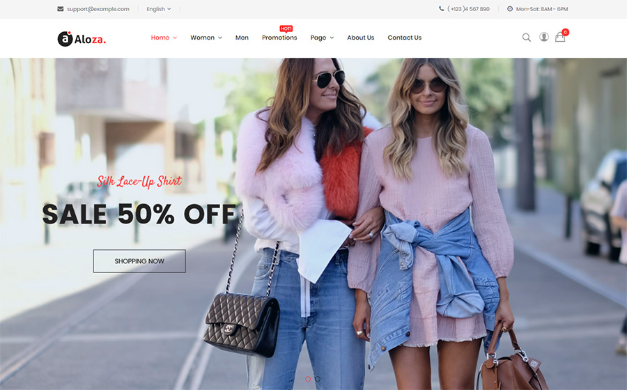 Aloza - Responsive Fashion 2 Magento-Design | MageWorx-Blog