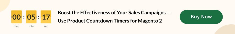 製品 Magento 2 のカウントダウン タイマー拡張機能 | MageWorx ブログ