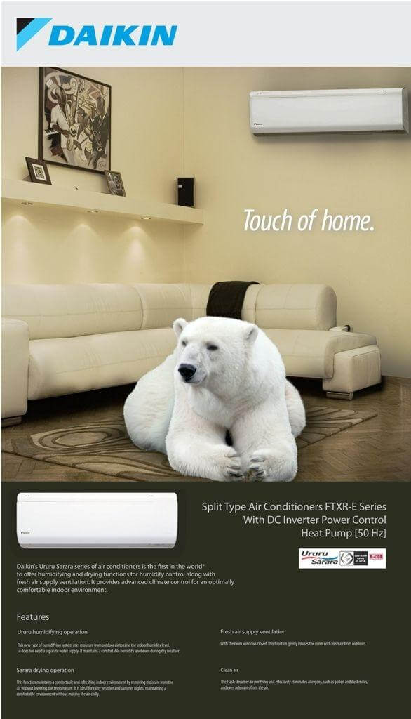 Kreativitas dari iklan Daikin