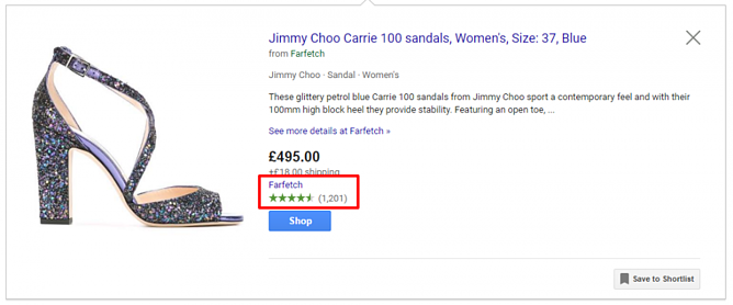 Add Seller Ratings on Google Shopping