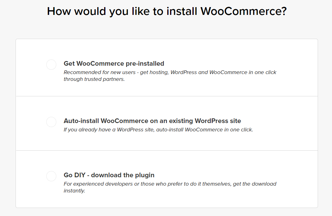 Cómo instalar WooCommerce