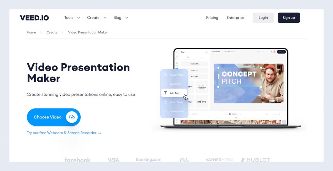 veed.io - 비디오 프레젠테이션 메이커