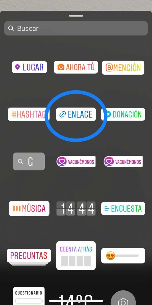 link nos stories