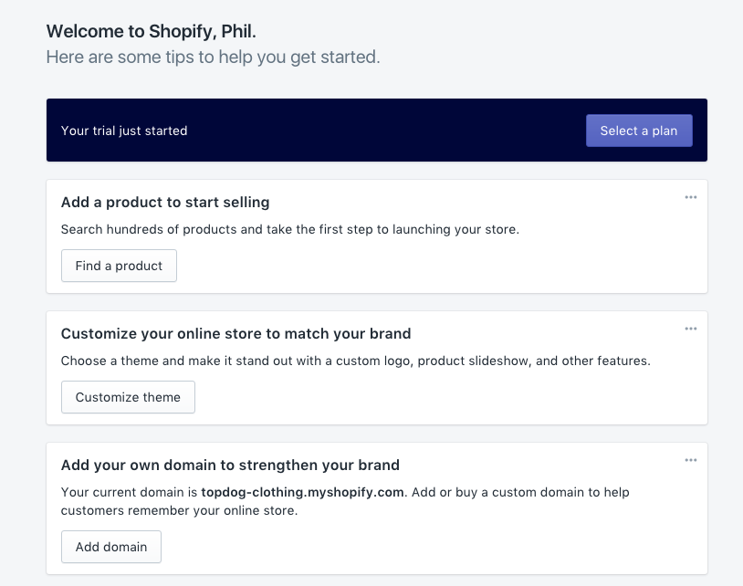 woocommerce vs. shopify loslegen