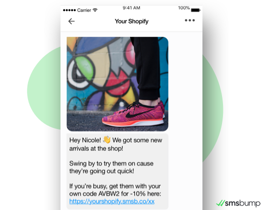 Lanza una campaña de marketing por SMS con SMSBump para Shopify