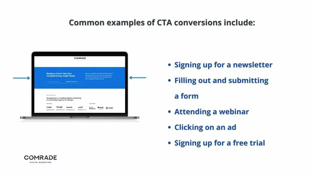 Примеры CTA-конверсий