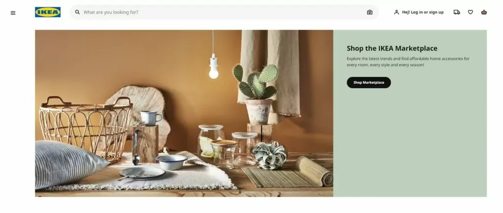 sitio web de ikea