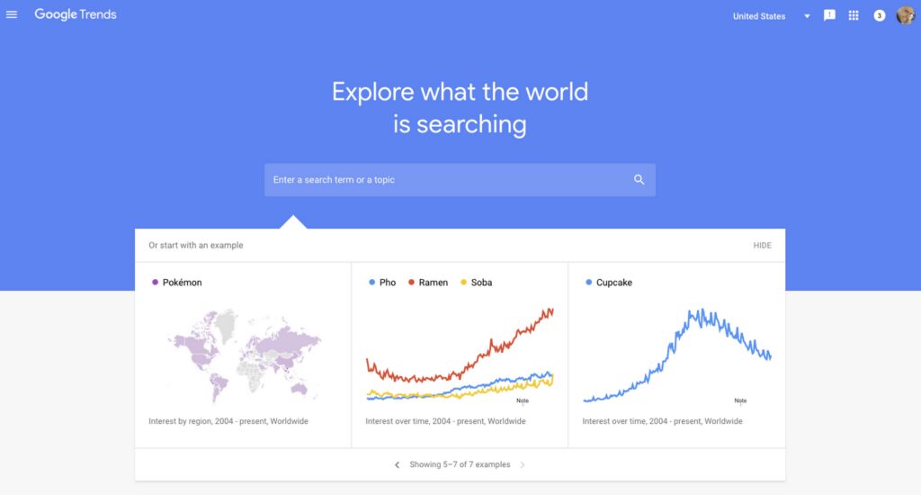 google เทรนด์