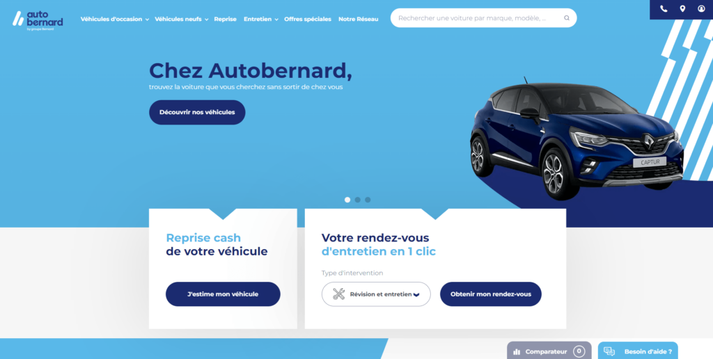 أمثلة auto-bernard-magento-pwa