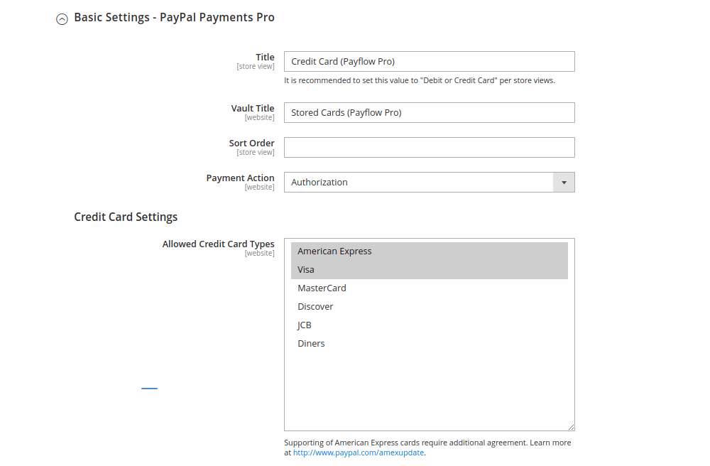 magento-paypal 集成