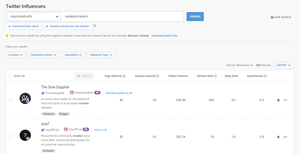 BuzzSumo 예제