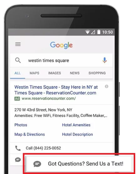 Extension de messagerie Google Ads