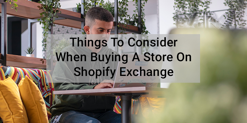 Cosas a considerar al comprar una tienda en Shopify Exchange