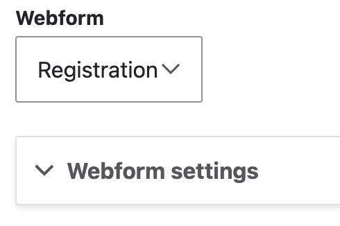 تسجيل Webform