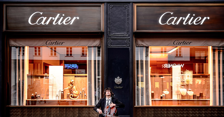 The words used by Cartier in its website and e-commerce