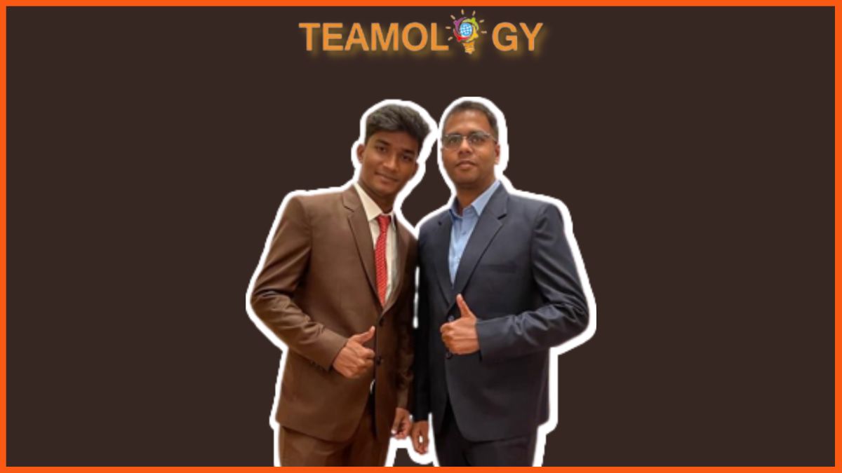 Fondateurs de Teamology - Gulrez Alam (droite) et Md Badshah Ansari (gauche)