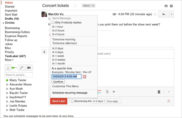 Boomerang for Gmail